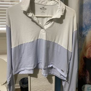 Hollister long sleeve crop